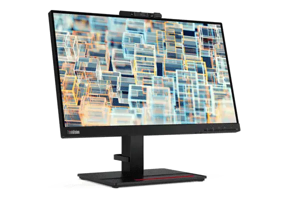 Lenovo ThinkVision T22v-20 - 21.5" FHD / 6ms / FHD 1080p + IR camera / D-Sub / HDMI 1.4 / DisplayPort 1.2 / USB 3.2 Gen 1 - Monitor