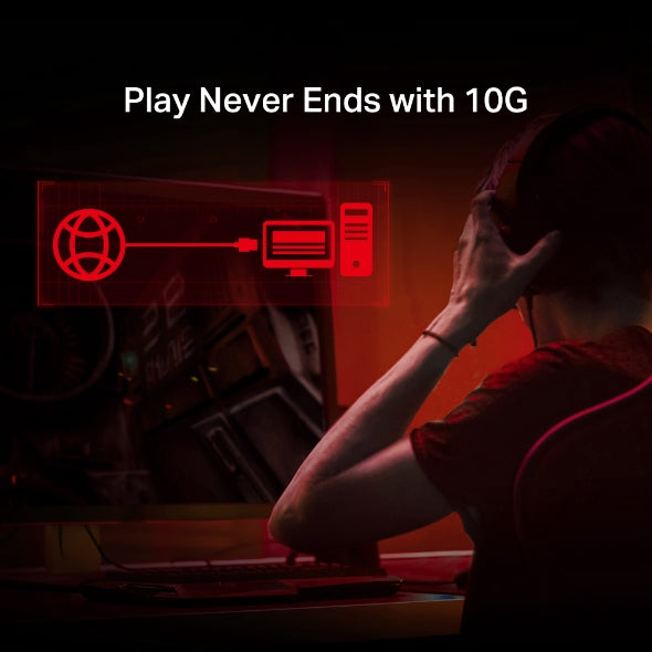 TP-Link 10 Gigabit PCI Express Network Adapter - 10 Gbps / PCI Express / RJ-45