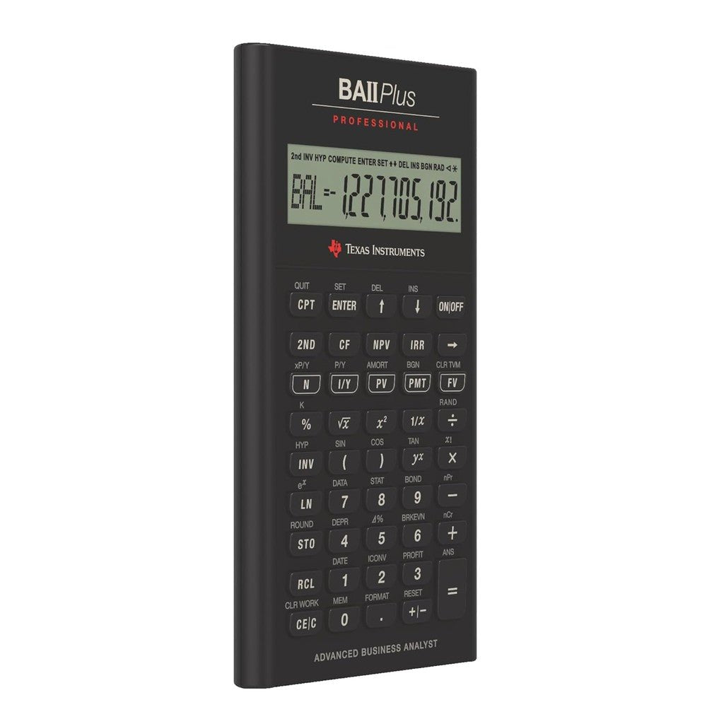 Texas BA II Plus Professional Calculator