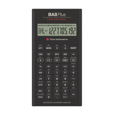 Texas BA II Plus Professional Calculator