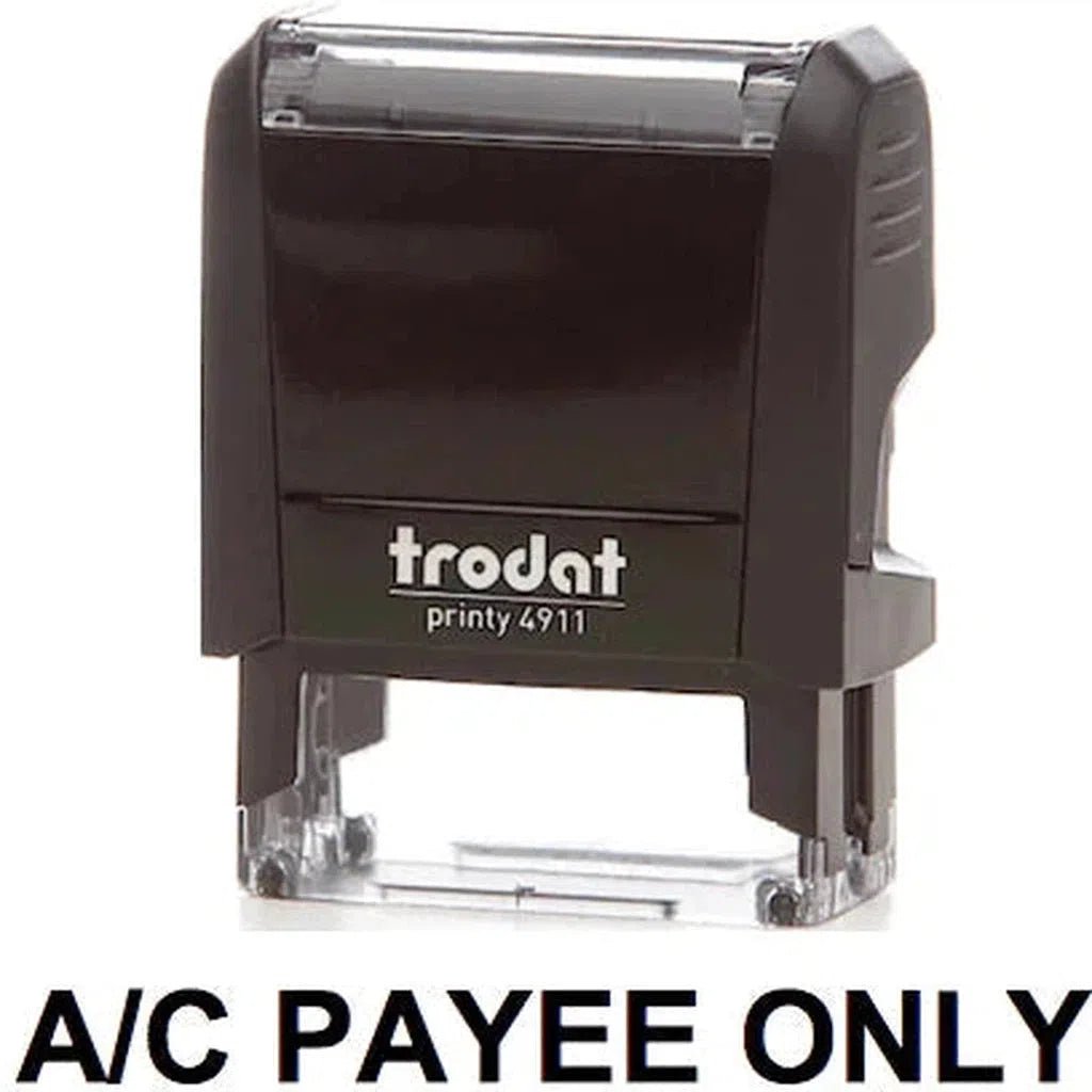 Trodat Printy 4911 Stamp "A-C Payee Only" - Black