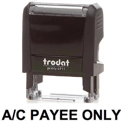 Trodat Printy 4911 Stamp "A-C Payee Only" - Black