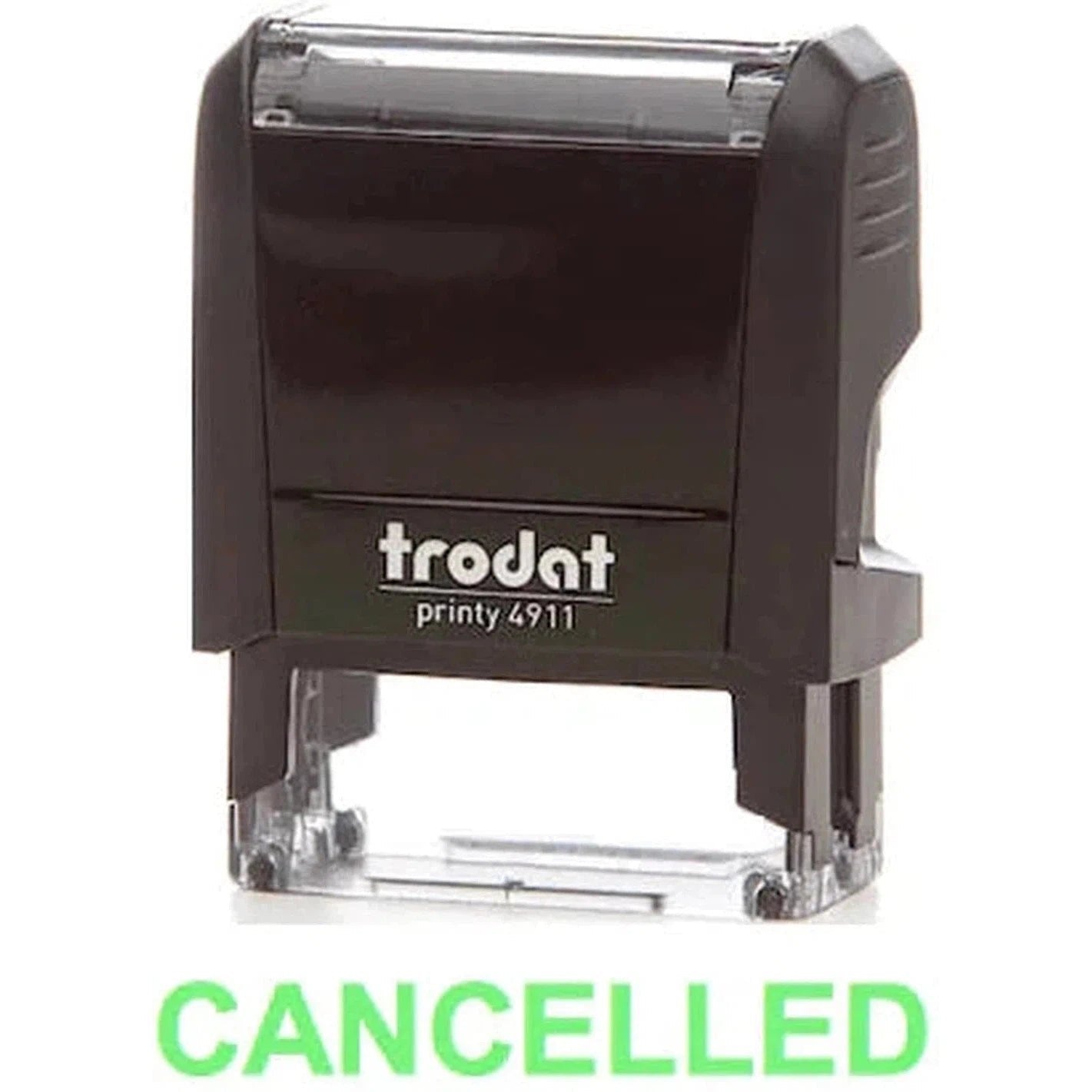 Trodat Printy 4911 Stamp "Cancelled" - Green