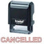 Trodat Printy 4911 Stamp "Cancelled" - Red