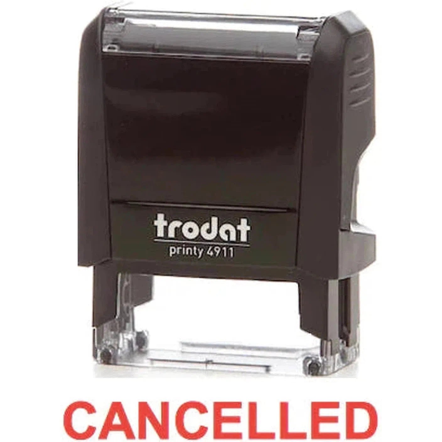 Trodat Printy 4911 Stamp "Cancelled" - Red