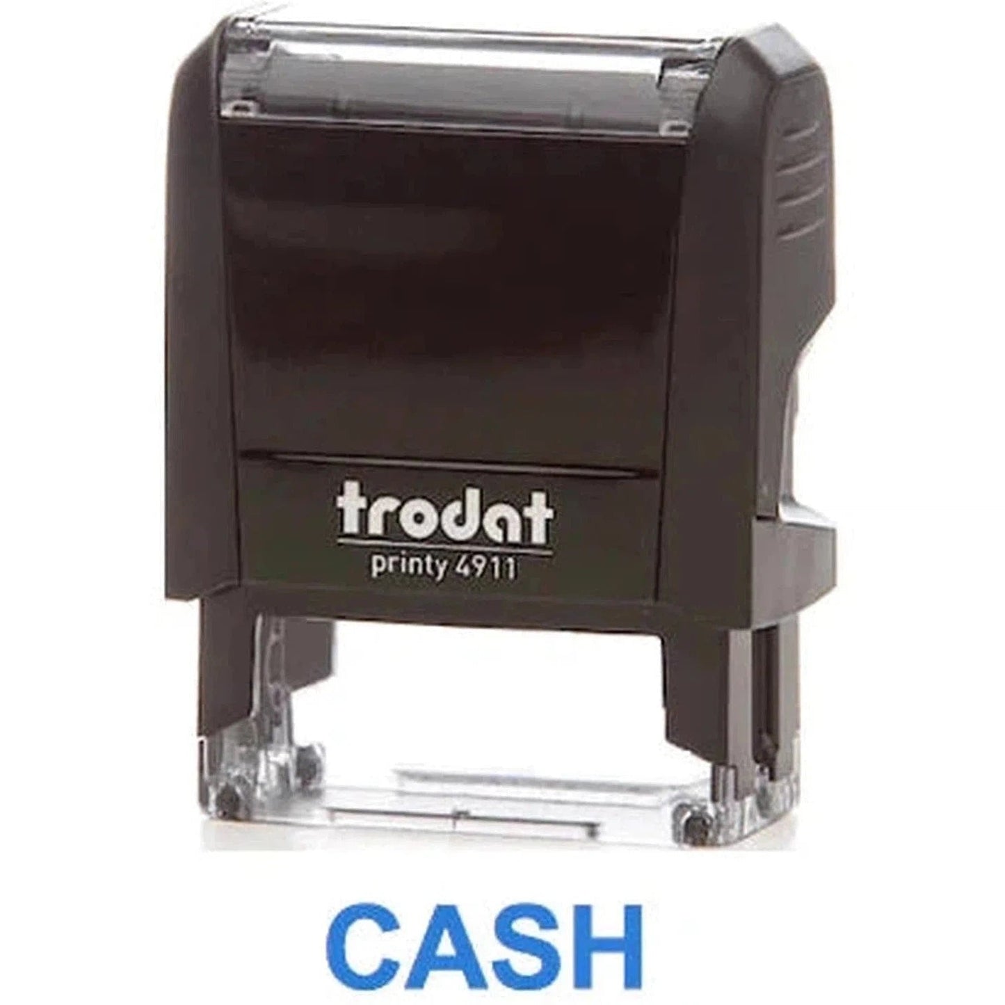 Trodat Printy 4911 Stamp "Cash" - Blue