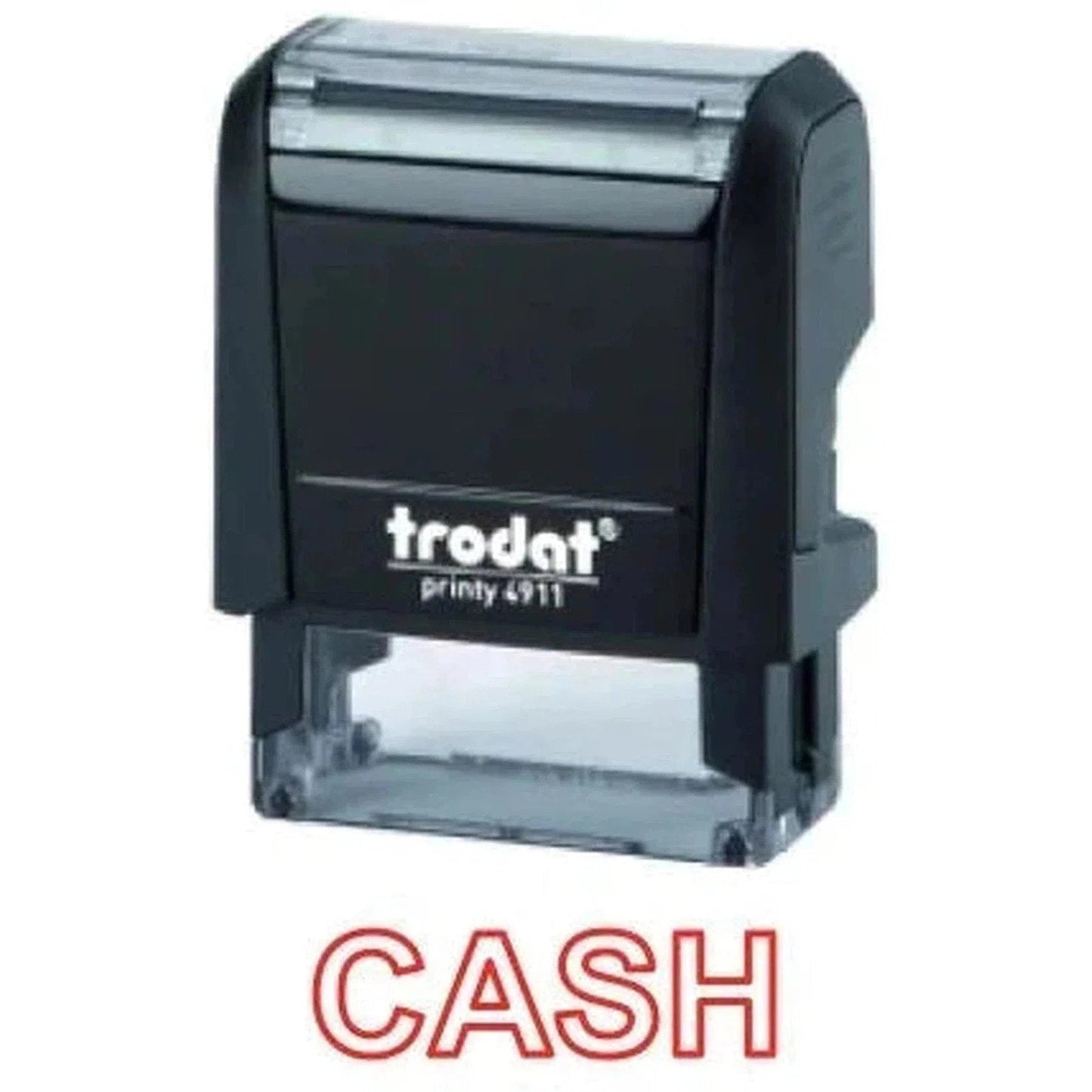 Trodat Printy 4911 Stamp "Cash" - Red