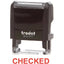 Trodat Printy 4911 Stamp "Checked" - Red