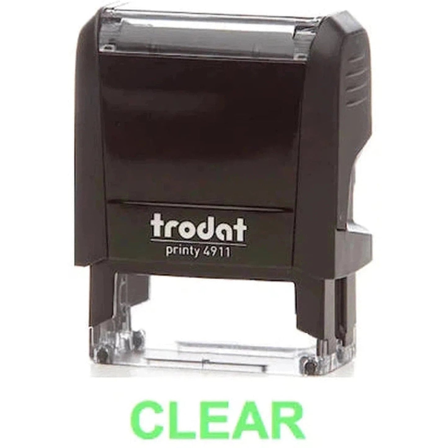 Trodat Printy 4911 Stamp "Clear" - Green