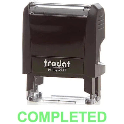 Trodat Printy 4911 Stamp "Completed" - Green