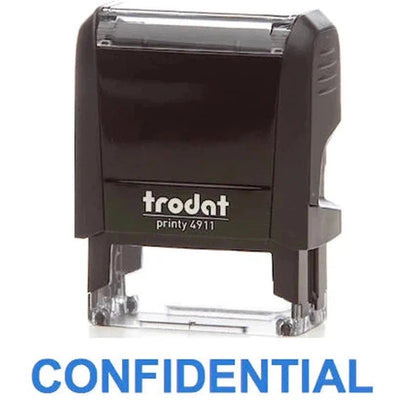 Trodat Printy 4911 Stamp "Confidential" - Blue