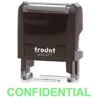 Trodat Printy 4911 Stamp "Confidential" - Green
