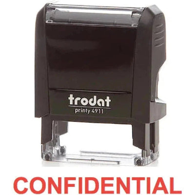 Trodat Printy 4911 Stamp "Confidential" - Red