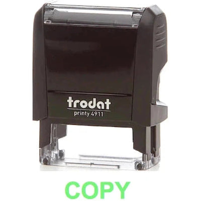 Trodat Printy 4911 Stamp "Copy" - Green
