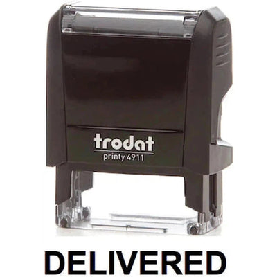 Trodat Printy 4911 Stamp "Delivered" - Black
