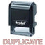 Trodat Printy 4911 Stamp "Duplicate" - Red