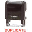 Trodat Printy 4911 Stamp "Duplicate" - Red
