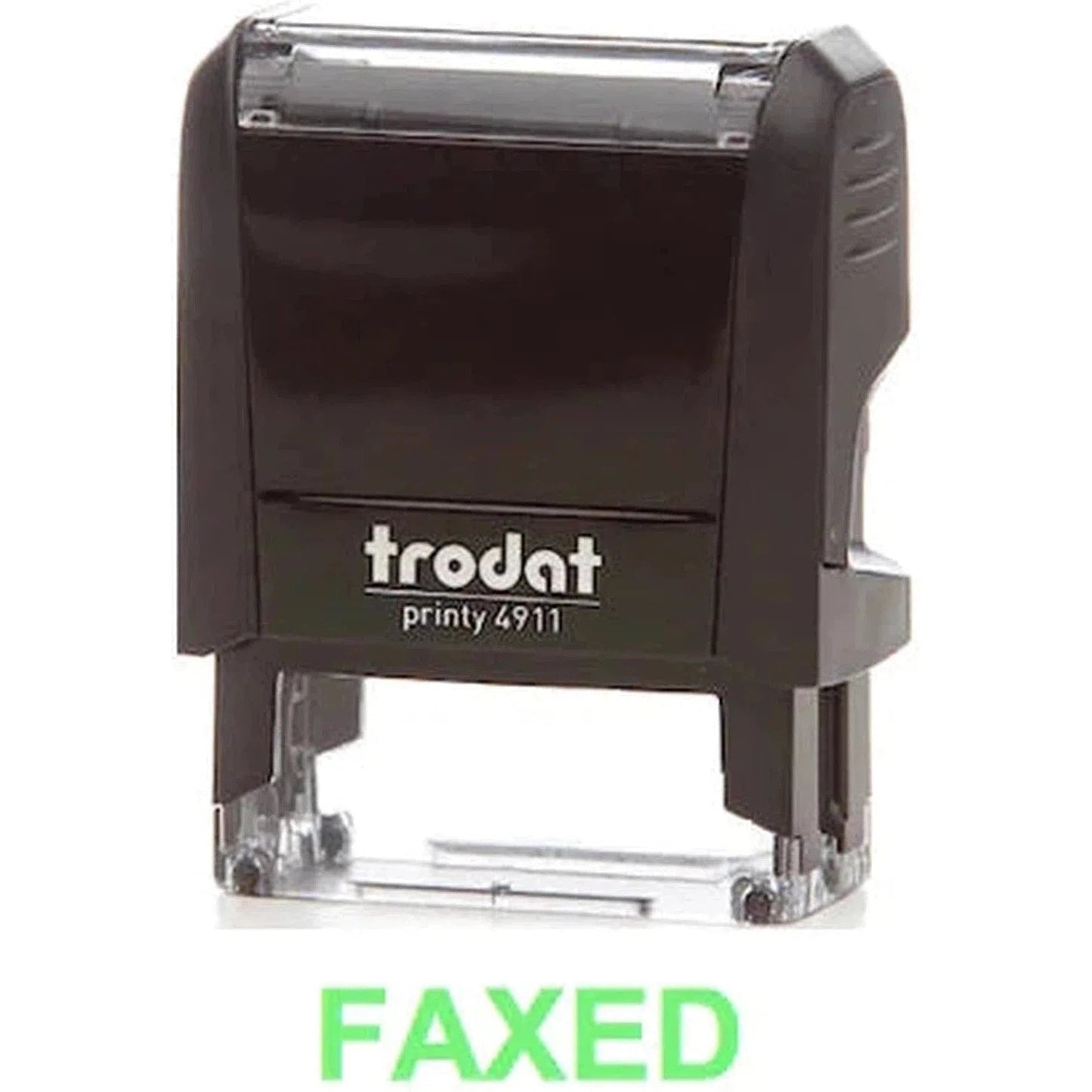 Trodat Printy 4911 Stamp "Faxed" - Green