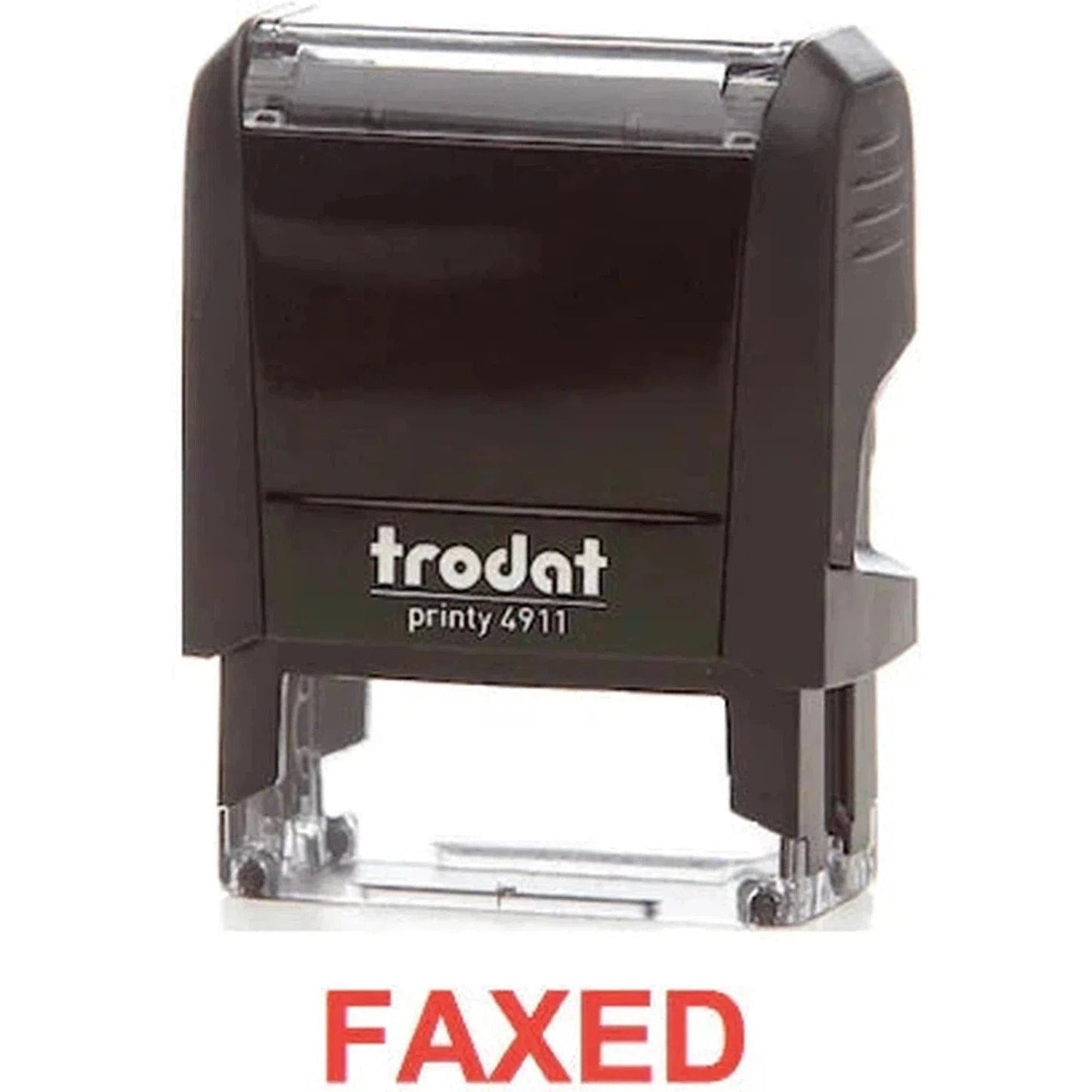 Trodat Printy 4911 Stamp "Faxed" - Red