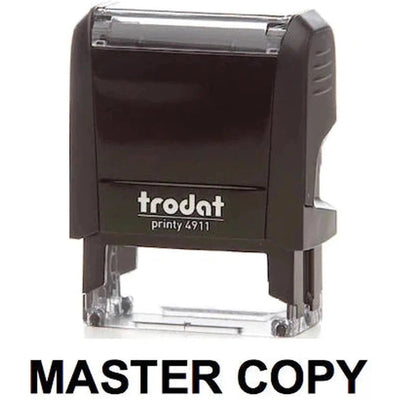 Trodat Printy 4911 Stamp "Master Copy" - Black