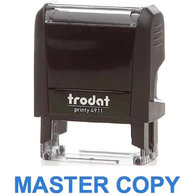 Trodat Printy 4911 Stamp "Master Copy" - Blue