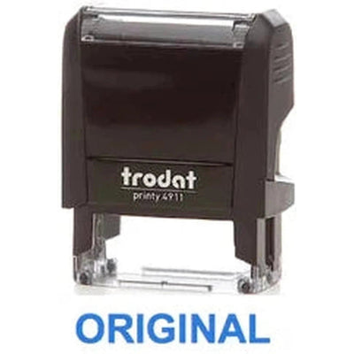 Trodat Printy 4911 Stamp "Original" - Blue