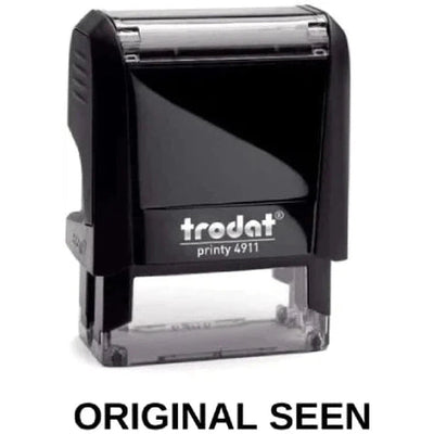 Trodat Printy 4911 Stamp "Original Seen" - Black