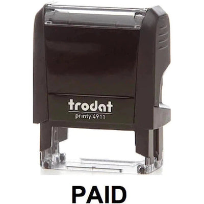 Trodat Printy 4911 Stamp "Paid" - Black