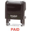Trodat Printy 4911 Stamp "Paid" - Red