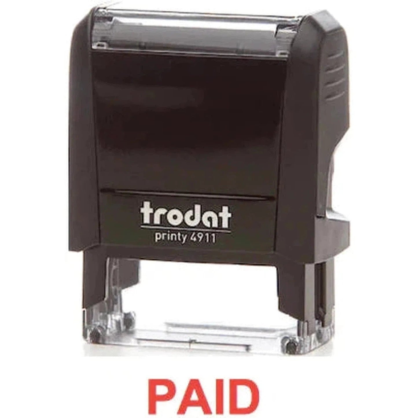 Trodat Printy 4911 Stamp "Paid" - Red