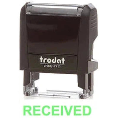 Trodat Printy 4911 Stamp "Received" - Green