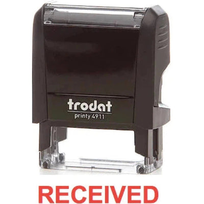 Trodat Printy 4911 Stamp "Received" - Red