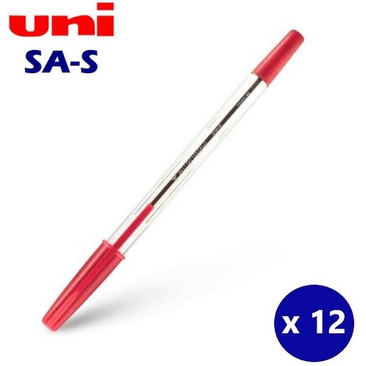 Uniball SA-S Medium 1.0mm Ballpoint Pen 12pcs/pkt