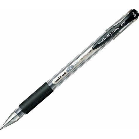 Uni-Ball Signo DX Fine Black Pen 0.7 mm (UM-151.( 07). Z.Black) Pack of 12