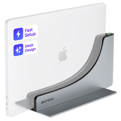 Ascrono MacBook Docking Station for MacBook Pro 14", 16" - USB-C / Space Grey