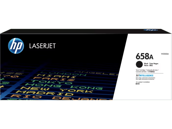 HP 658A Black Original LaserJet Toner Cartridge - 7000 Pages / Black Color / Toner Cartridge
