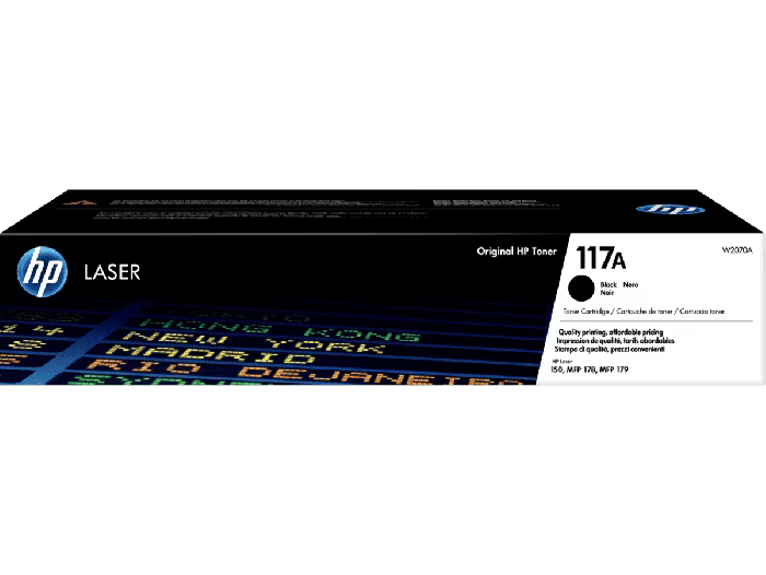 HP 117A Black Original Laser Toner Cartridge - 1000 Pages / Black Color / Toner Cartridge