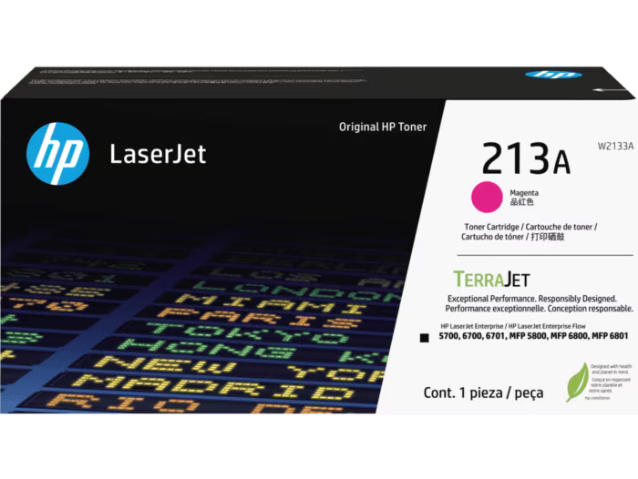 HP 213A Magenta Original LaserJet Toner Cartridge - 3000 Pages / Magenta Color / Toner Cartridge
