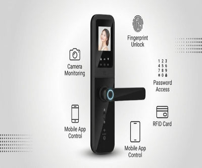 Quantum Guard X1: 7-in-1 Wooden Door Smart Lock