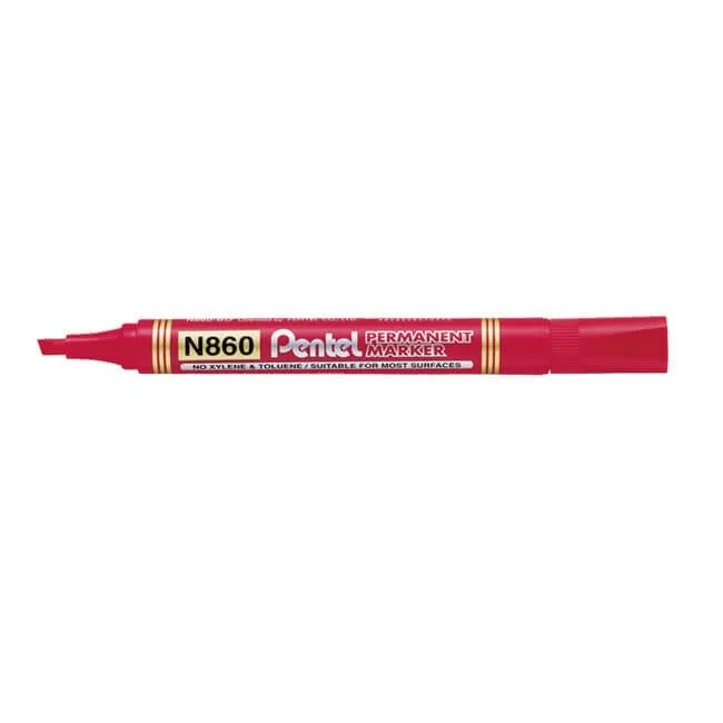 Pentel N860 Permanent Marker Chisel 4.5Mm Black