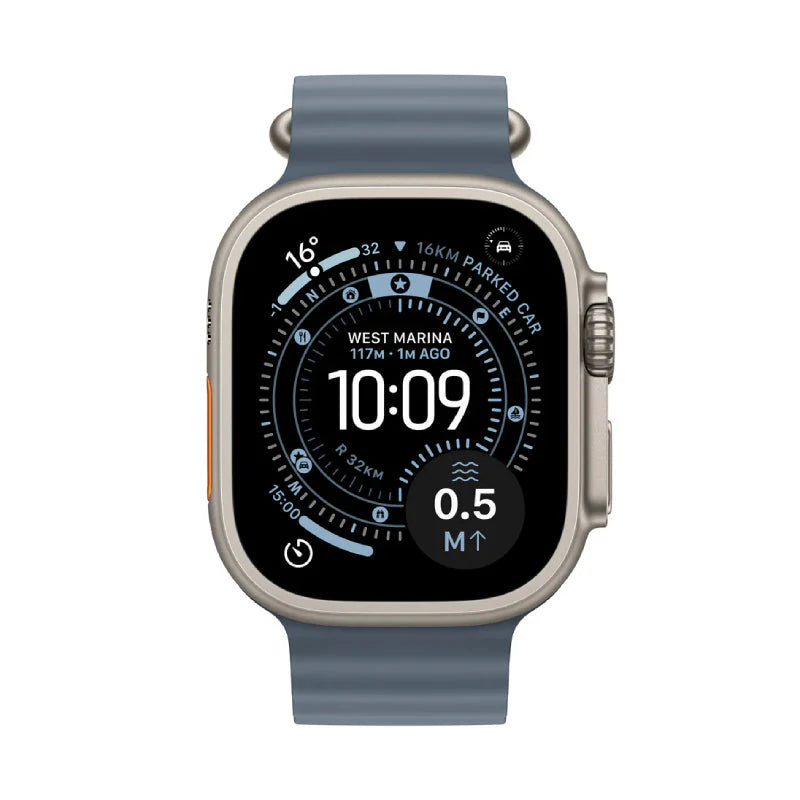 Apple Watch Ultra 3 - LTPO OLED / 64GB / 49mm / Bluetooth / Wi-Fi / Cellular / Black Titanium Case with Black Ocean Band