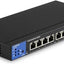Linksys LGS310MPC - 8-Ports (Ethernet) / 2-Ports (SFP) / Managed / Gigabit / PoE+ / Desktop - Switch