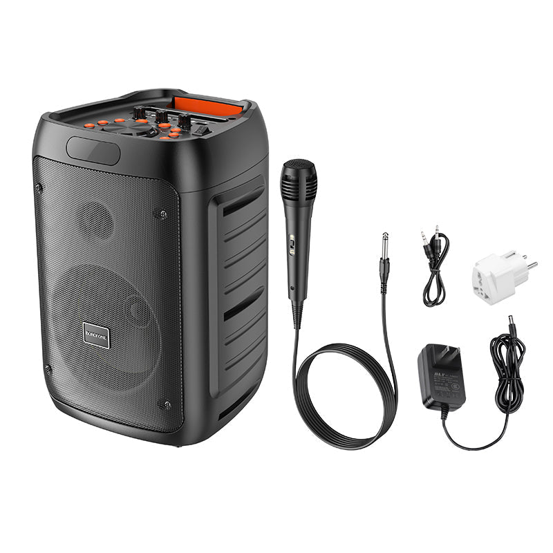 Borofone BP10 Fireworks Portable Bluetooth Speaker with Microphone - Saif Al Najmi KwWireless SpeakersHocoSaif Al Najmi Kwbp10-borofoneBorofone BP10 Fireworks Portable Bluetooth Speaker with Microphone