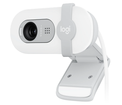 Logitech Brio 100 Full HD Webcam - White