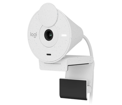 Logitech Brio 300 Full HD Webcam - 2MP / USB-C / Wired / Off White
