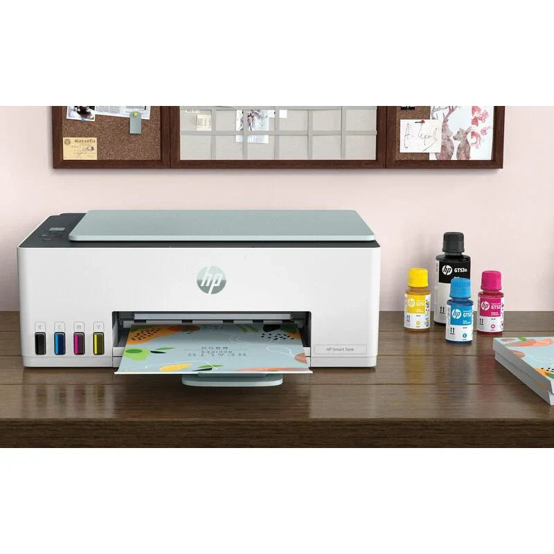 HP Smart Tank 582 AIO - 12ppm / 4800dpi / A4 / USB / Wi-Fi / Color Inkjet - Printer