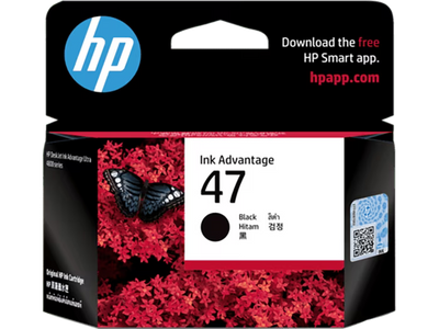 HP 47 Black Original Ink Cartridge - 1300 Pages / Black Color / Ink Cartridge
