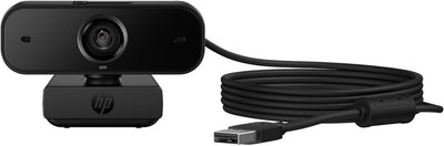 HP 430 FHD Webcam - 2MP / Dual Microphone / Wired USB-A Connectivity / Black Color