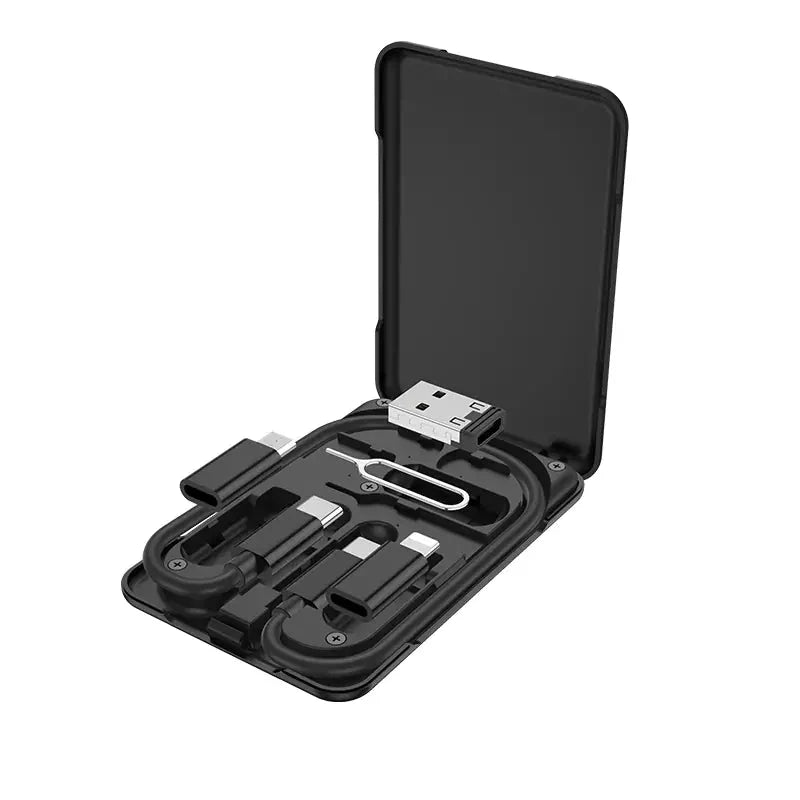 Cable 6 - in - 1 “U86 Treasure” charging data sync with storage case - Saif Al Najmi KwMobile KitHocoSaif Al Najmi KwHOCO U86129379Cable 6 - in - 1 “U86 Treasure” charging data sync with storage case - Saif Al Najmi Kw