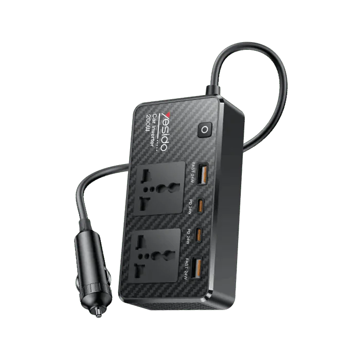 Car Inverter VC07 12V to 200V - USB QC3.0 & TC PD Fast Charging with Multiple Protections - Saif Al Najmi KwCar AccessoriesyesidoSaif Al Najmi KwWEKOME WDC - 20 Charging Cable with 65W High - Power Output for Fast Charging